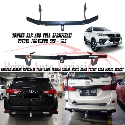 [Eksterior Mobil] TOWING BAR ARB BESI BUMPER BELAKANG TOWING BAR - FORTUNER SRZ VRZ
