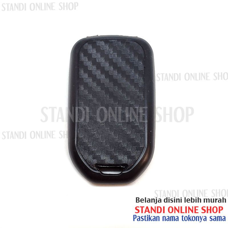 Kondom Kunci Silikon Carbon Remote Smartkey Honda CRV Accord City