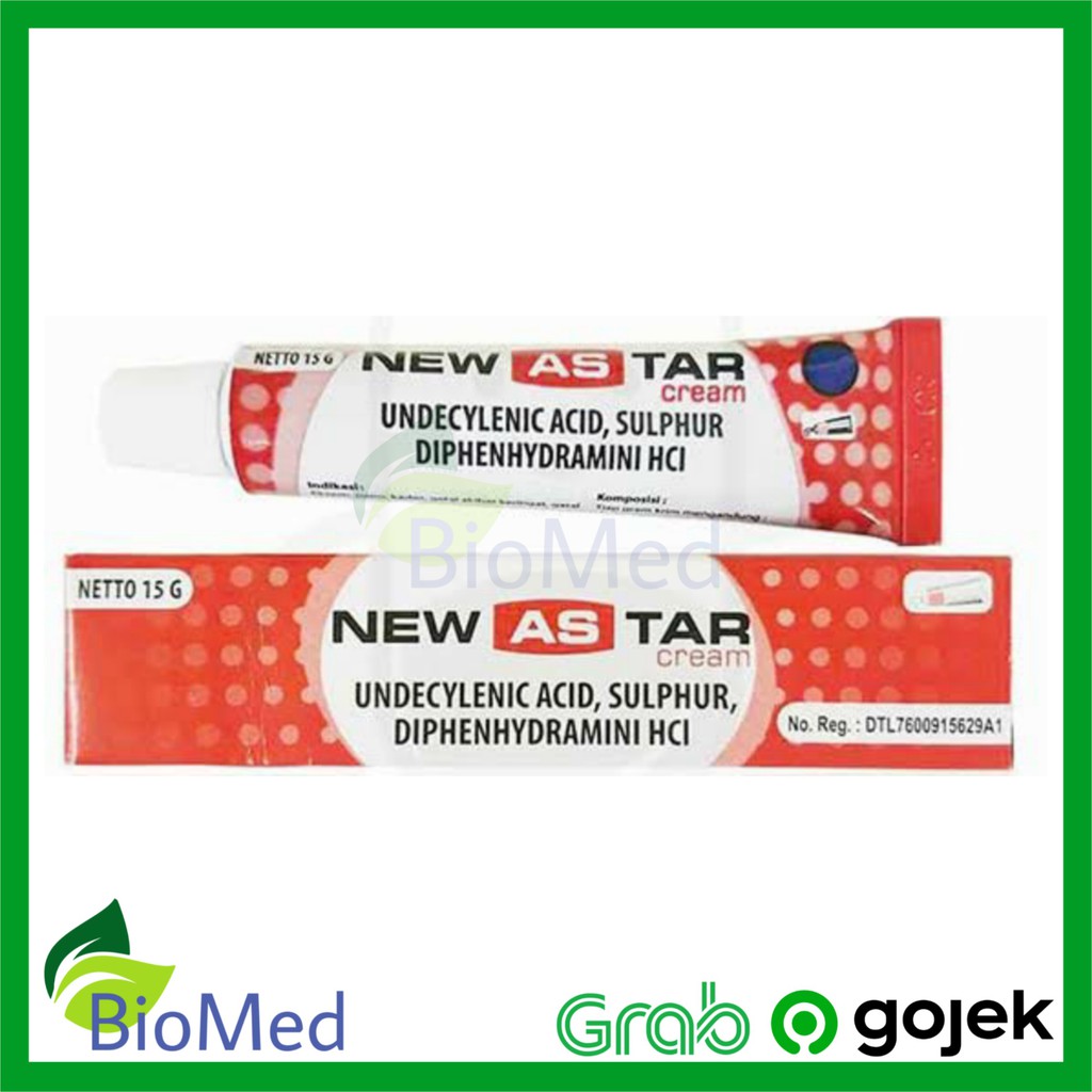 NEW ASTAR KRIM 15 gram - AS TAR Mengobati Gatal Eksim Panu Kudis Jamur