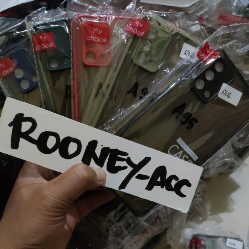 AERO CASE MY CHOICE RING OPPO A74 4G A95 NEW/ SILICON CASE OPPO A74 A95 KESING CASING KONDOM CASE PE