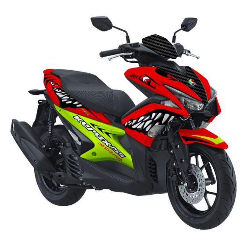 Decal aerox 155 full body laminasi glossy dn doff Striping motor aerox 155 Stiker variasi motor