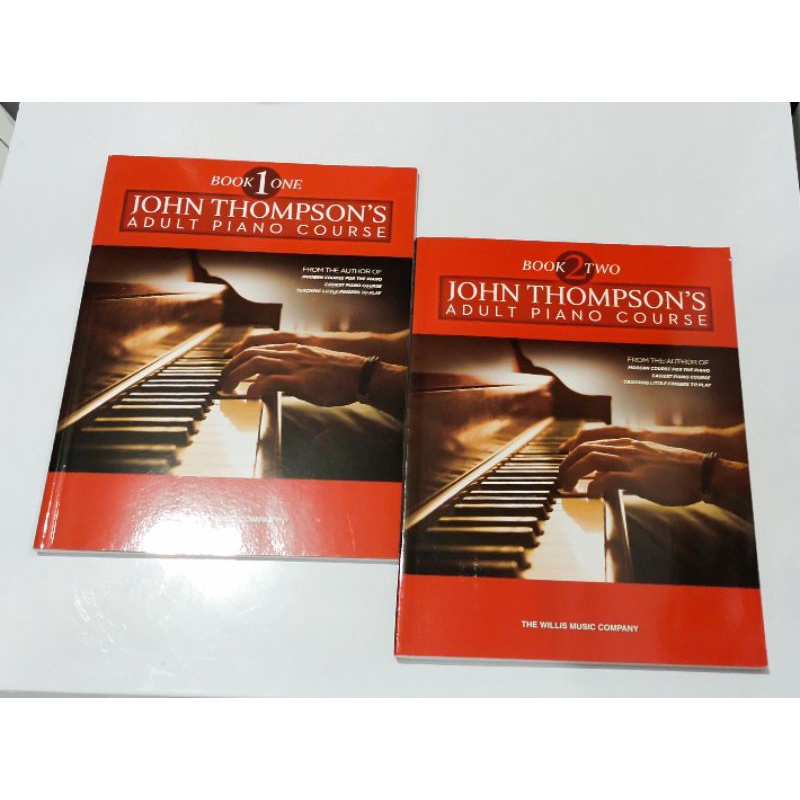 John Thompson Adult Piano Course tersedia level 1 dan 2 Buku piano pemula dewasa