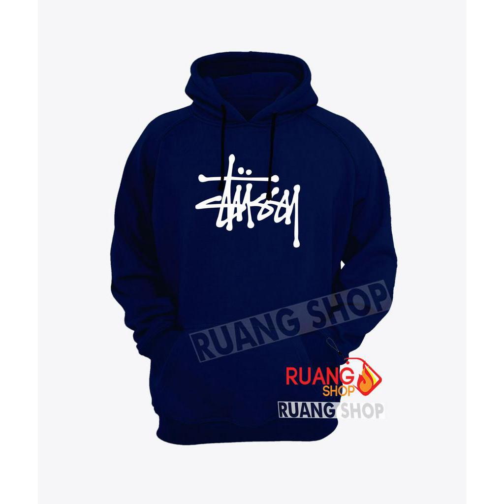 PROMO.. (Bisa COD) Sweater/Hoodie Stussy Quality White Premium