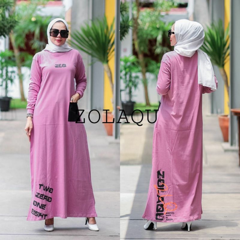 GAMIS ZOLAQU ORIGINAL (PINK NEW )