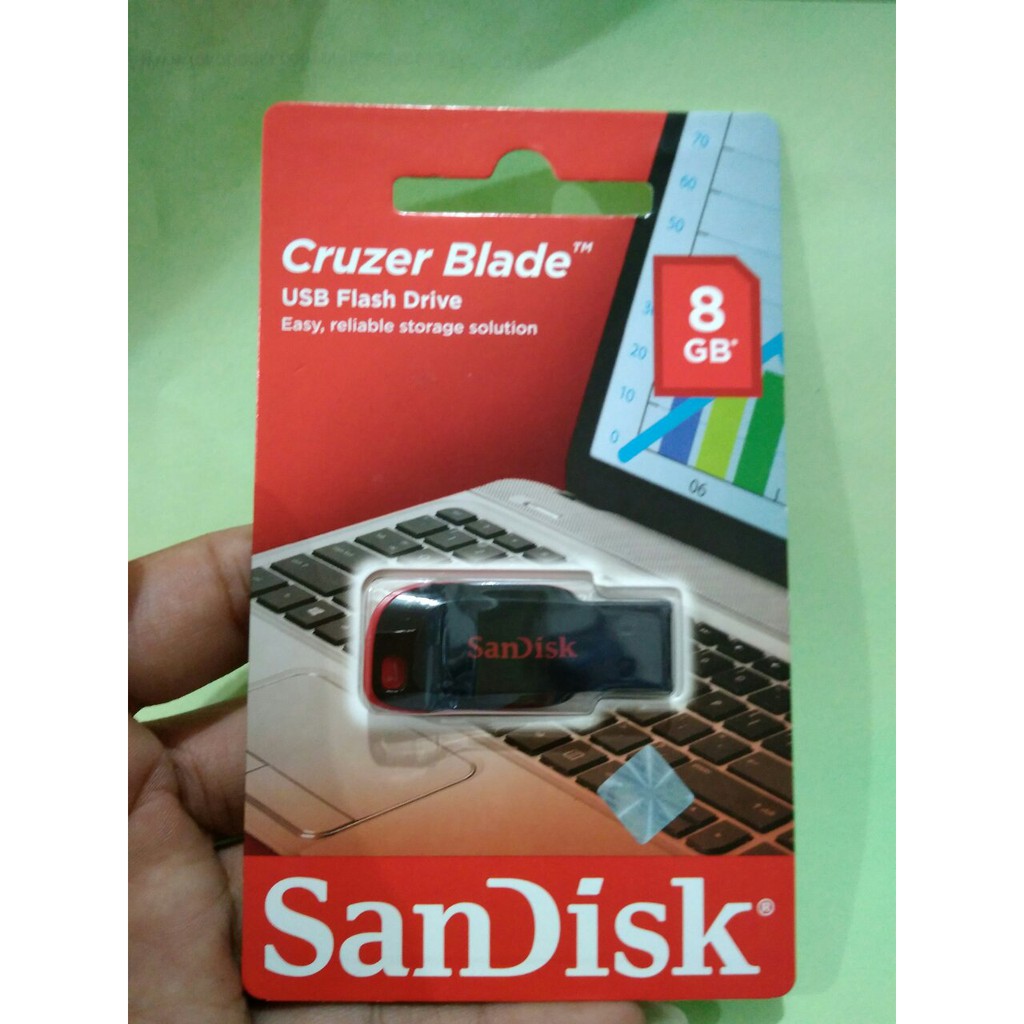 SanDisk 8GB Flashdisk Cruzer Blade CZ50 - Garansi Resmi