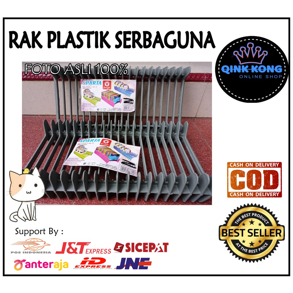 Rak plastik serbaguna/ Rak Piring/ Tirisan Piring