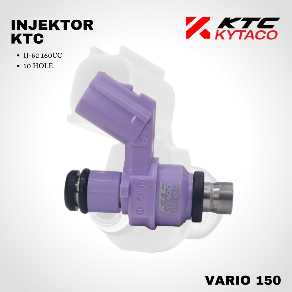 Injektor Injector Vario150 CRF CBR150 Beat fi 160cc 10 Hole Ktc kytaco