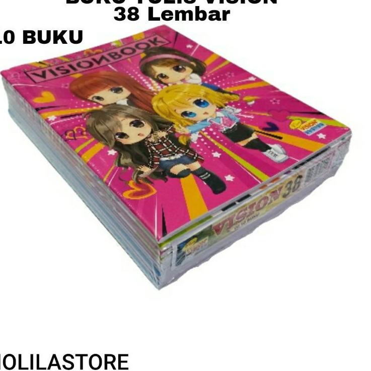 

TERBARU BUKU TULIS VISION ISI 38 LEMBAR 10pcs