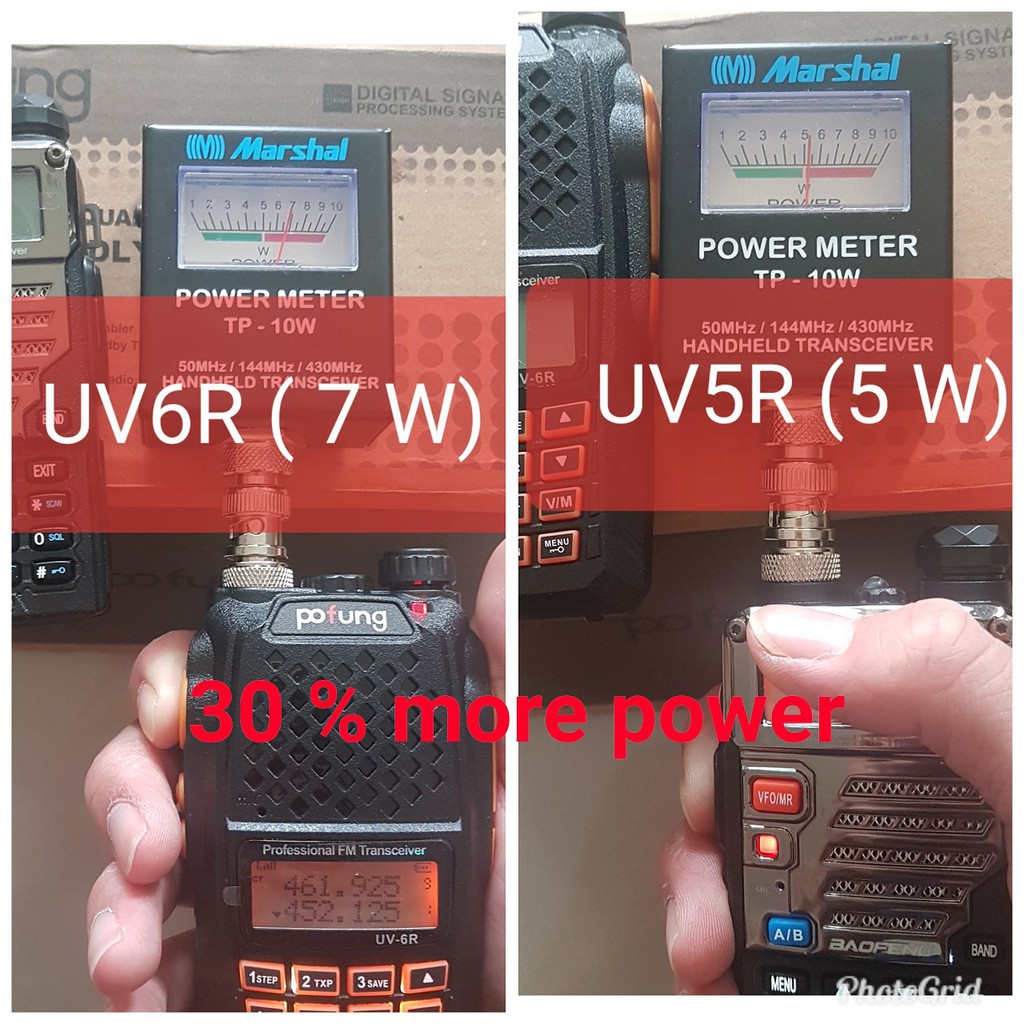 HT Baofeng A58 Pro   Innovations Radio HT Baofeng  Pofung UV6R Power 7 watt battery 3600mAh handy