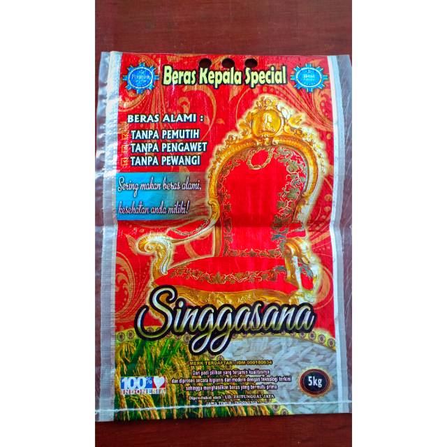 

Beras premium Singgasana spesial