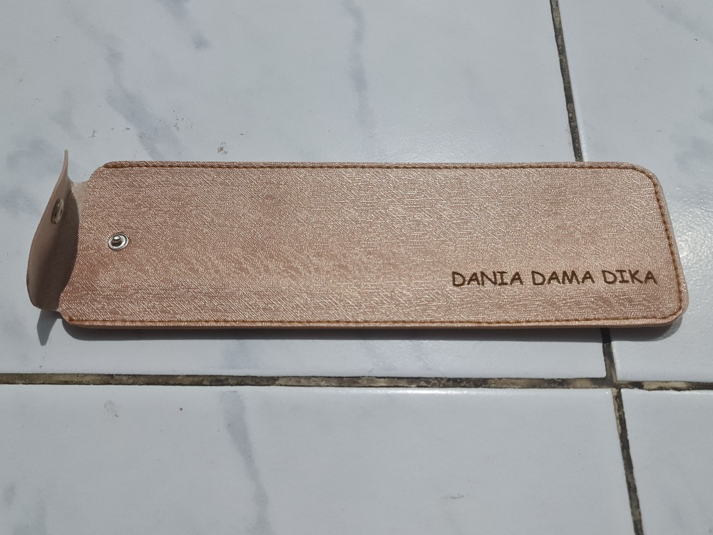 Sedotan Stainless Pouch Kantong Sujeo Dompet Metalic