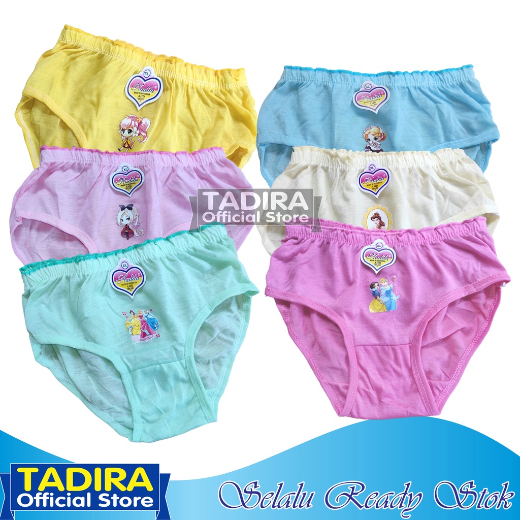 3 Pcs Celana Dalam Anak Perempuan Pakaian Dalam Anak Cewek Multiwarna TADIRA Store