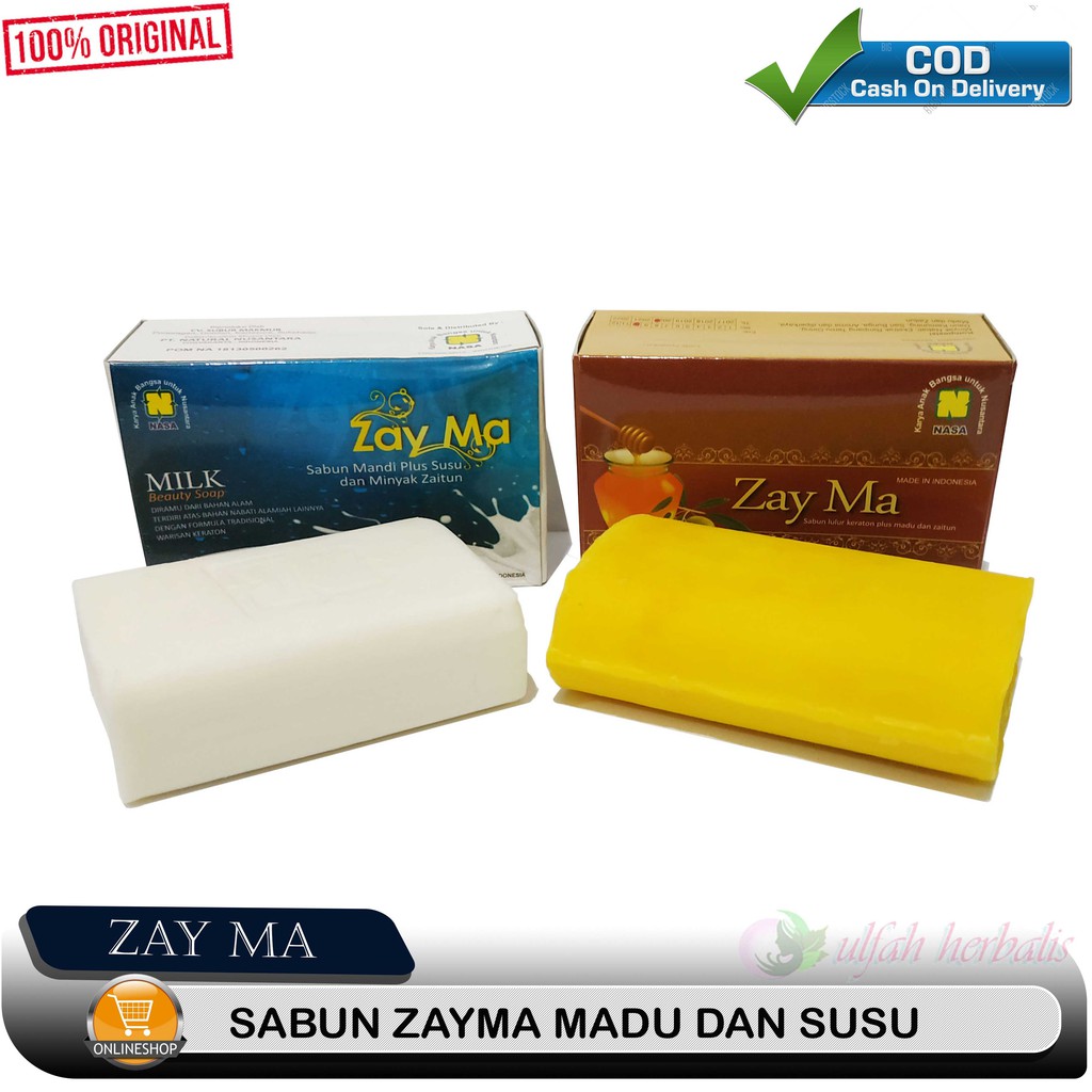Sabun Lulur Keraton Zayma Madu Dan Susu Pemutih wajah dan Tubuh