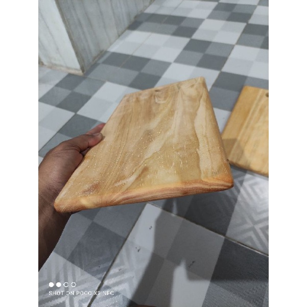 Talenan Kayu PINUS 34x18 pingul / Serving Board / Wooden Cutting Board