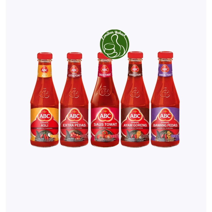 

ABC Saus Tomat / Sambal Botol Kaca 335ml - ALL VARIAN