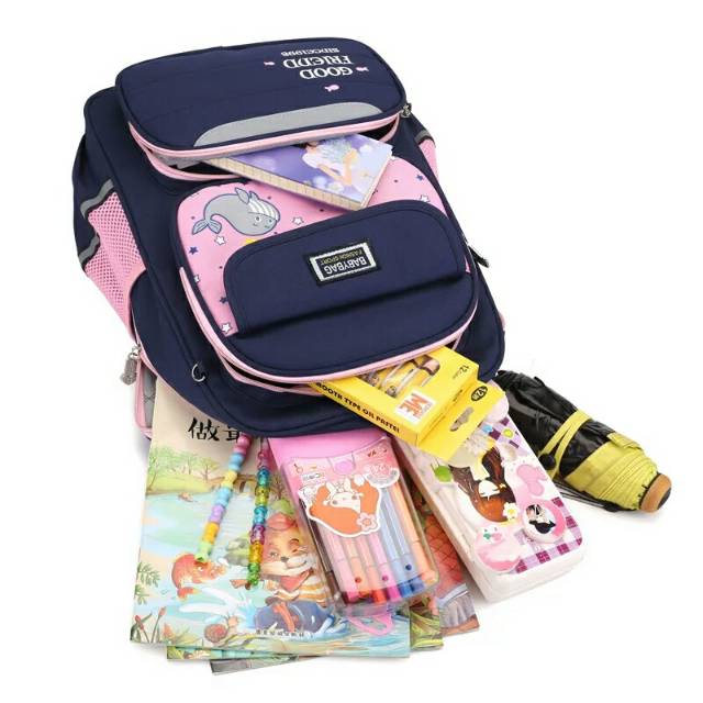 Back Pack Double Decker_Tas Ransel Anak_Lol_Unicorn_Superhero_Paw Patrol_Shopkins Fashion Cewek W5Q3