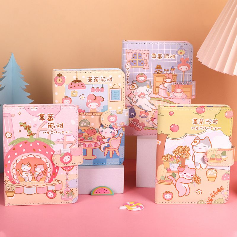 Buku Notebook Lucu Diary Cherry Cat Agenda Import