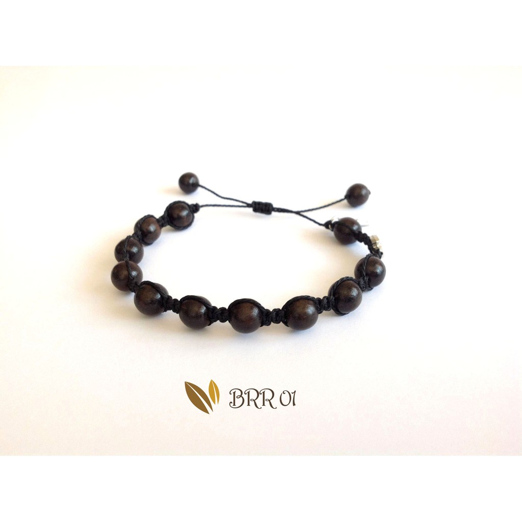Gelang Rosario Kayu Gaharu Shamballa BRR01