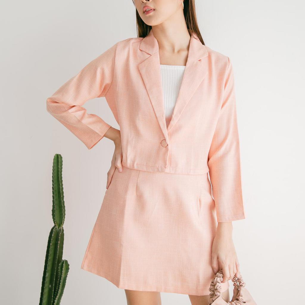 V656 Hello Blazer + Skirt - 3 COLOR
