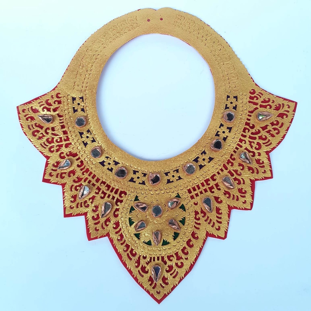 Badong Kalung leher kulit aksesoris tari adat bali