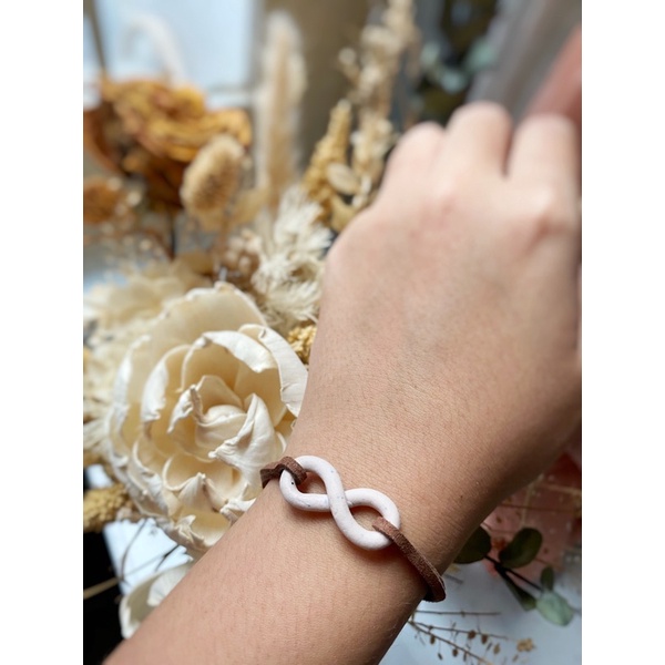 Handmade Clay Bracelet - Infinity