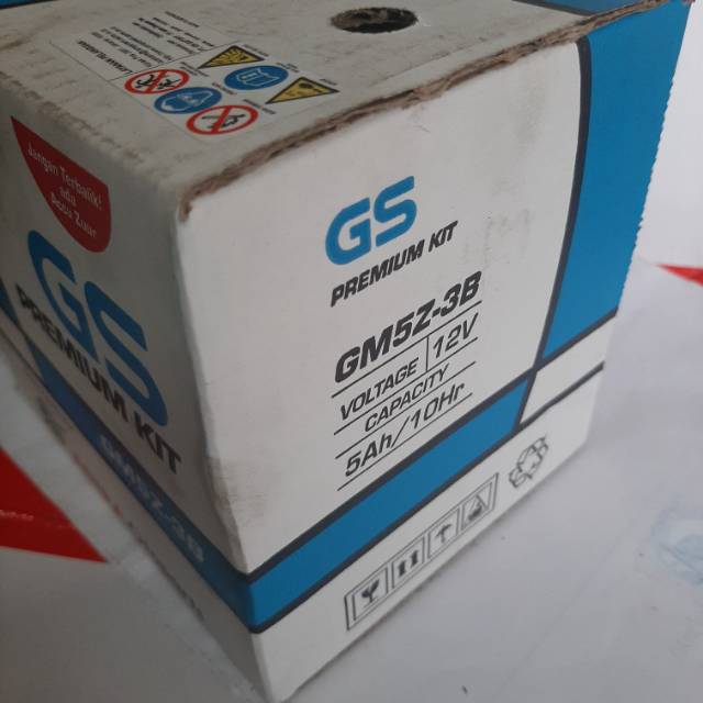 Aki GS ASTRA GM5Z-3B basah