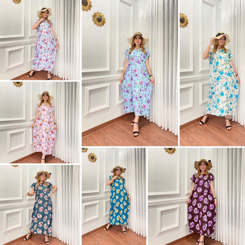 PART1 NCDY HOMEWEAR DASTER PANJANG SEMATA KAKI LD 130cm BUSUI FRIENDLY JUMBO