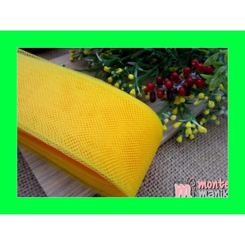 

Pita Jala/Mesh Kuning Tua MESH-06 Ring Bulat