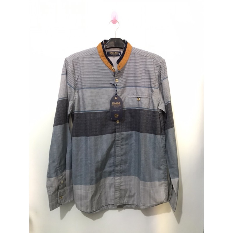 Emba Kemeja Koko Panjang Pria Original