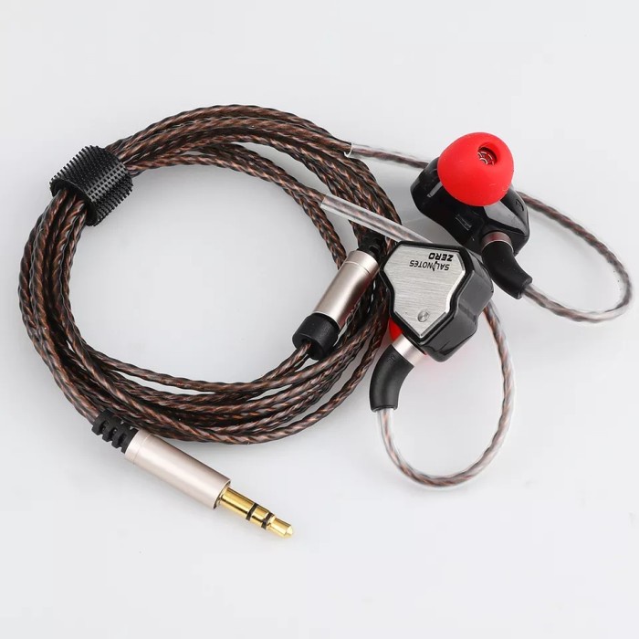 7Hz Salnotes Zero with Mic 10mm Driver In Ear Detachable In Ear Earphone IEM