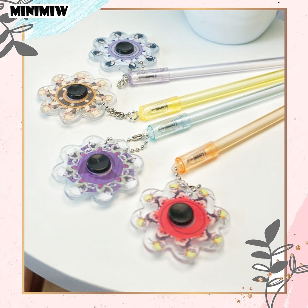 PULPEN SPINNER NARUTO GEL PEN KARAKTER KAKASHI SASUKE PENA LUCU FIDGET