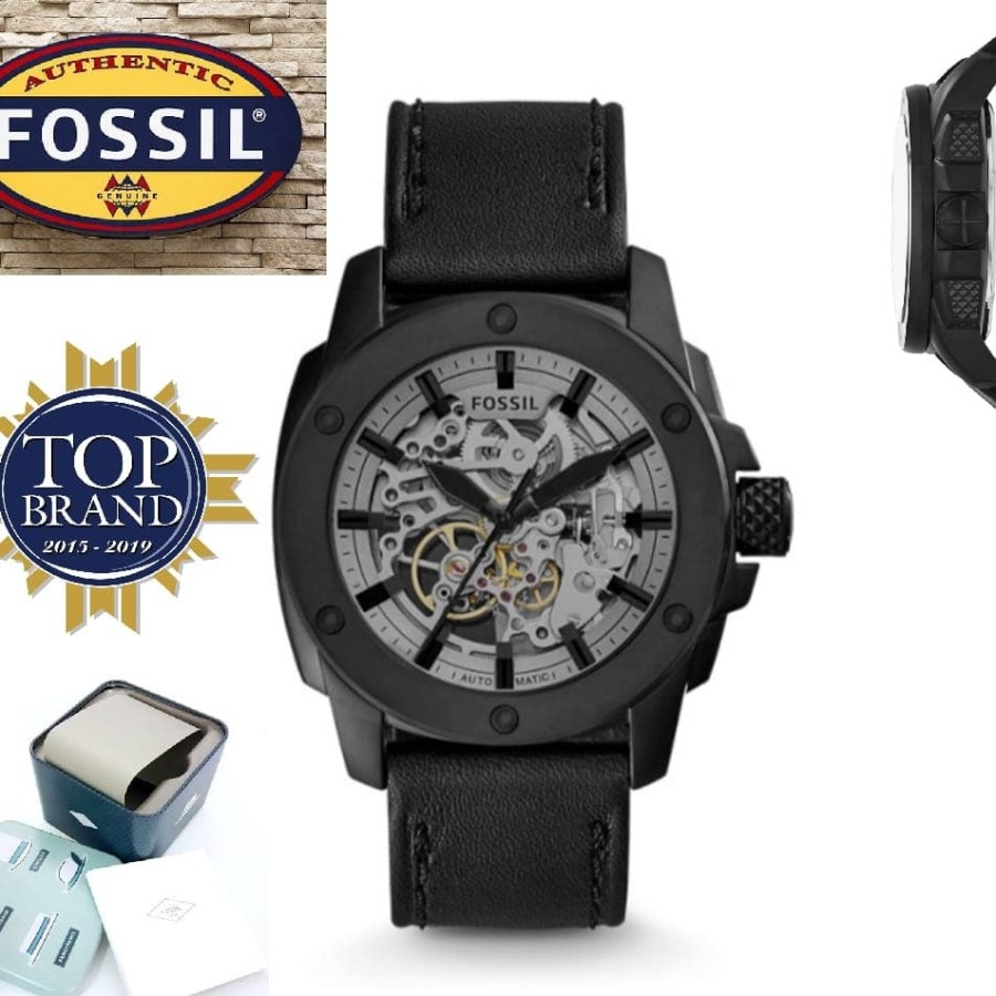 Flash Sale Jam Tangan Pria Merk Fossil Original100% Full Set Type : ME3134 set1 Garansi 1th