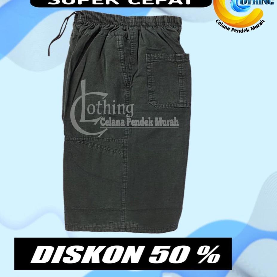 Di⚡kon Celana Cargo Pendek Short Pants Pria Dewasa Santai Kargo Cowok Casual Harian Laki Laki Bawah 