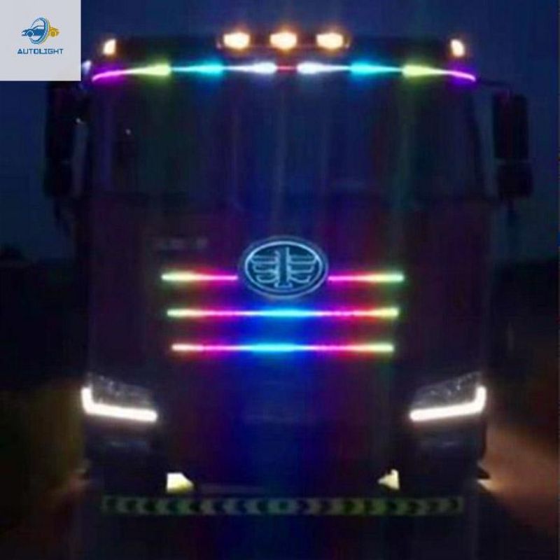 Lampu LED Strip Variasi Kaca Running  Net Light Strip 24 VOLT Untuk Truck BUS 1.5M 2M 2.5Meter