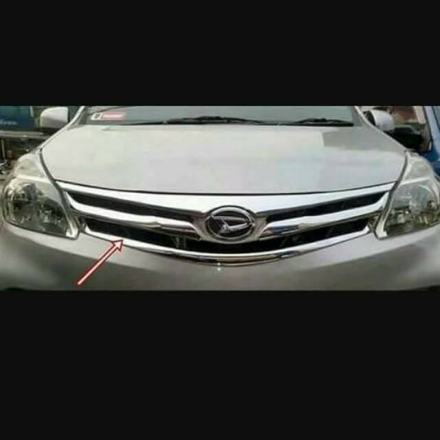 List Cover Grill Bawah All New Avanza Xenia 2012 2013 2014 Chrome
