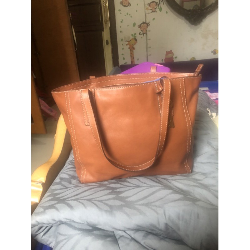 preloved fossil tote bag