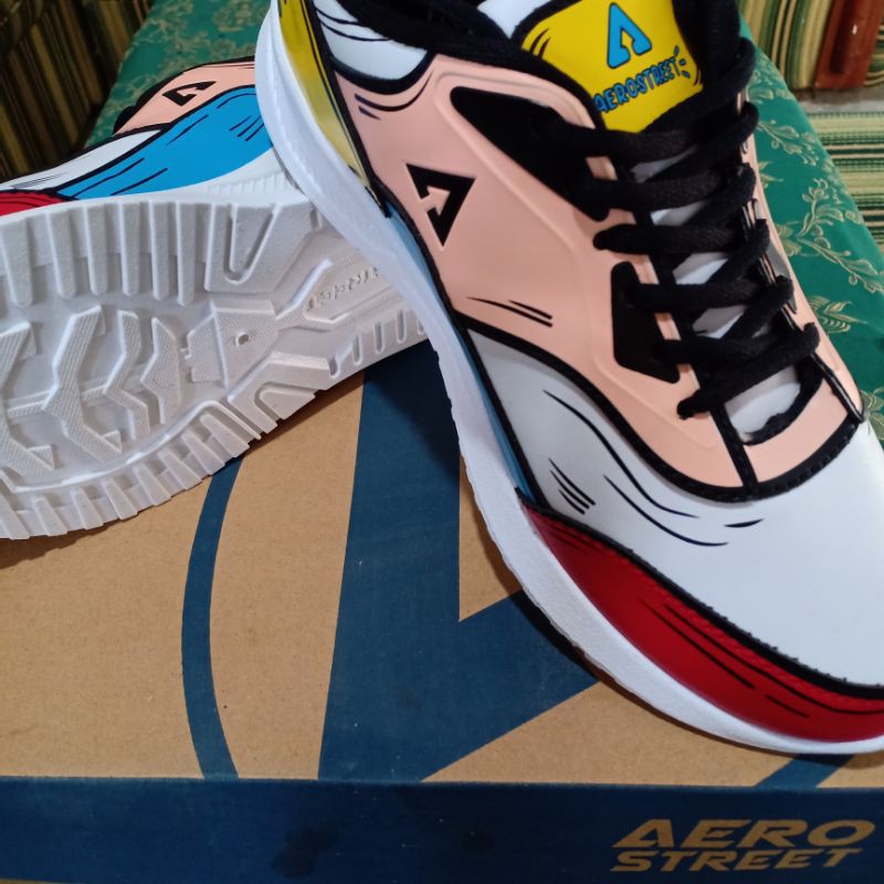 SEPATU UNISEX SNEAKER AEROSTREET TIGER 2D CARTOON SERIES
