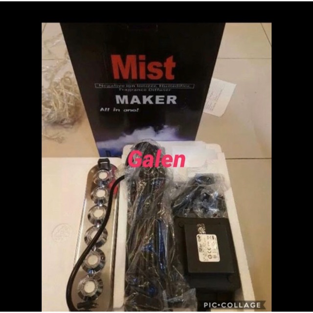 Mist Maker 6 mata persegi panjang,ultrasonic,mesin embun embun kabut