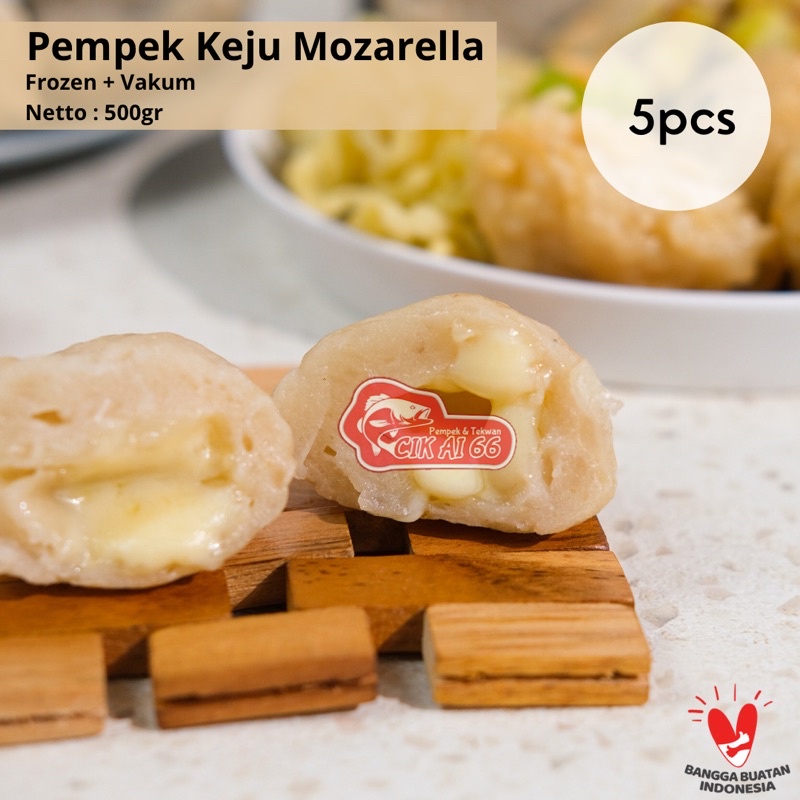 

Pempek Keju 5pcs Mozarella No Pengawet & No MSG