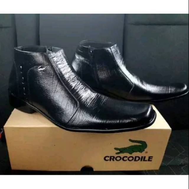 TS Sepatu PDH Kulit Asli Murah Crocodile A Kerja Pria Pantofel Formal Kantor Pantopel Grade Original