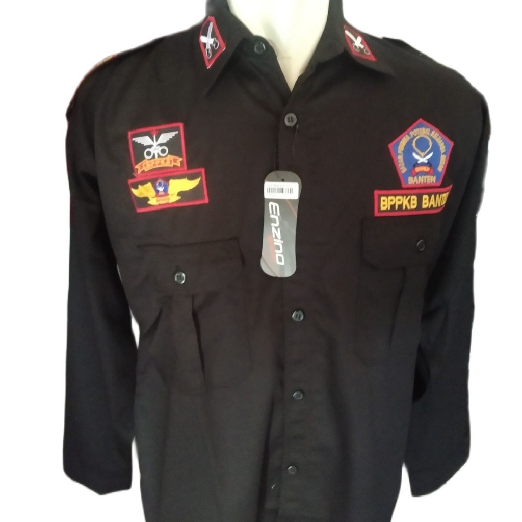 KEMEJA BPPKB TANGAN PANJANG TANPA LOGO BELAKANG
