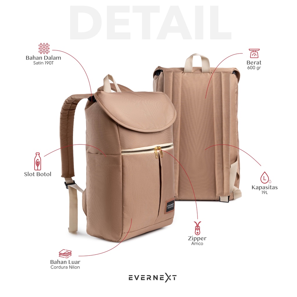 (BISA COD) Backpack Premium Tas Ransel Pria Wanita Unisex 40L Tas Ransel Multifungsi Tas Fashion Wanita Hiking Camping Backpack Laptop Unisex Anti Air Travel Bag Adney Terbaru dan Termurah