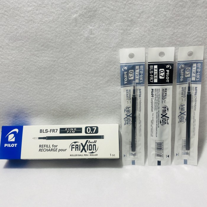 

Pulpen - Refill Pulpen Pilot Frixion Bls-Fr7 0.7 Mm Hitam / 1 Box Isi 12 Pcs