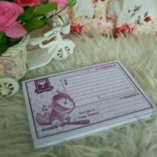 

Label Kertas Pengiriman - MOTIF DORAEMON - Non Stiker