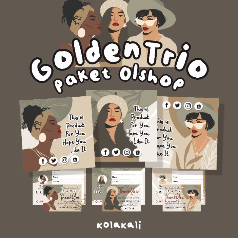 

TEMA JADE VINE PAKET OLSHOP | PAKET PACKAGING OLSHOP MURAH LENGKAP