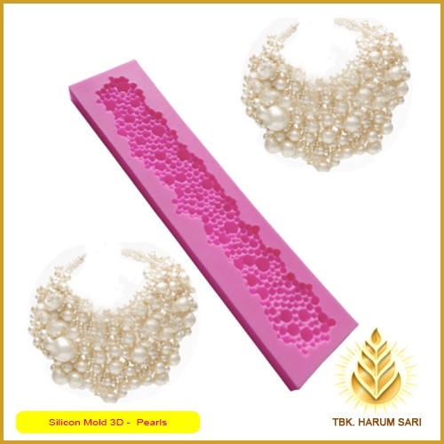 (10000077) Cetakan Silikon - Silicon Mould - Pearl - Mutiara