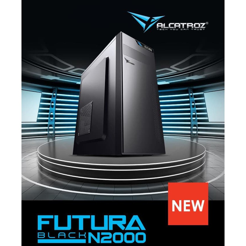 Alcatroz Futura Black N2000 - With Psu 450 WATT