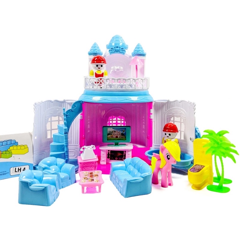 mainan istana pony/istana pony/mainan istana/istana kastrl princes