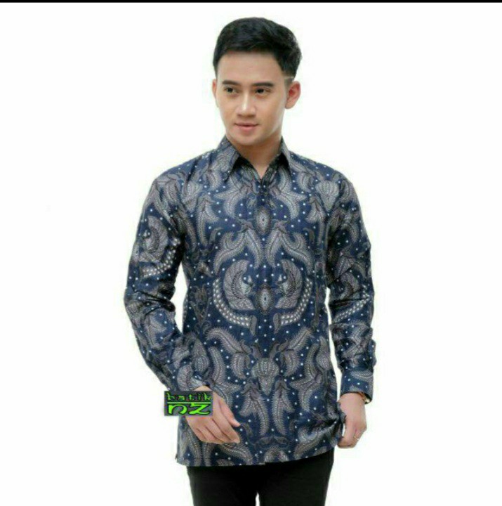 Baju Batik Pria Gus Azmi Syubbanul Muslimin Batik Katun Halus Hadroh Azzahir Hilwa Ala Santri Modern