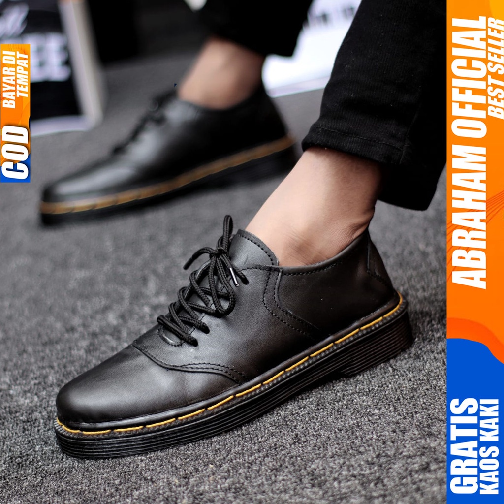 Abraham Docc - Sepatu Formal Pria Pantofel Kulit Asli